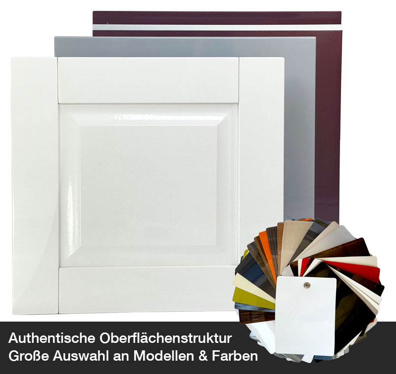 Lack-Küchenfronten – samtiges Matt oder spiegelglattes Hochglanz in RAL-Farben